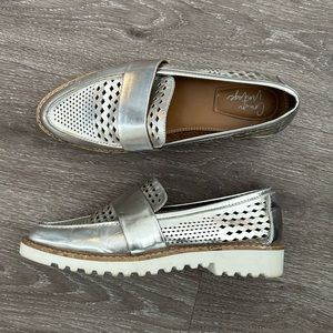 Crown Vintage Silver Loafers